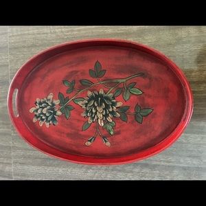 Wooden Floral Tray